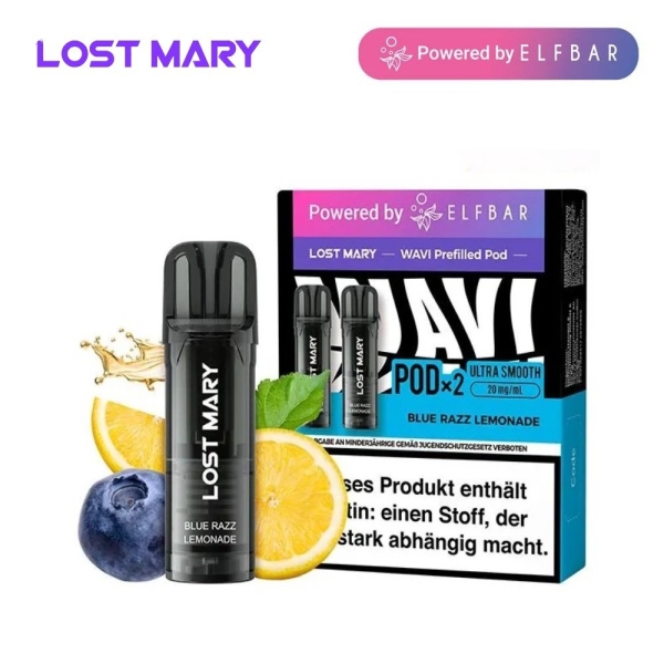 Lost Mary Wavi - Blue Razz Lemonade - Prefilled Pod 2ml/ Stück